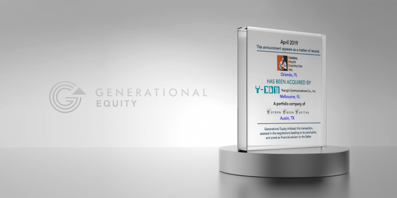 General Utility Construction Acquired By Young’s Communications