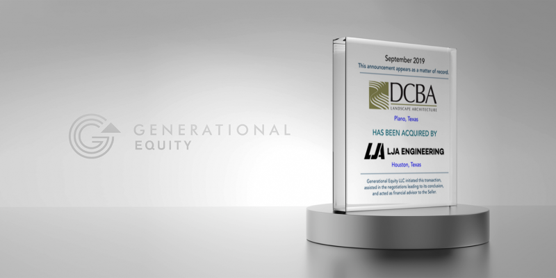 DCBA Landscape Architecture Acquired By LJA Engineering