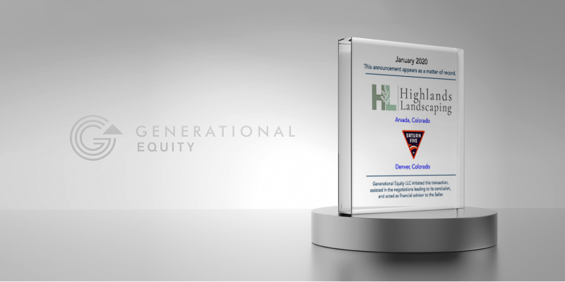 Highlands Landscaping and Fencing, LLC Acquired By Saturn Five