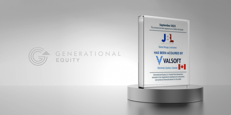 JBL Solutions Acquired By Valsoft
