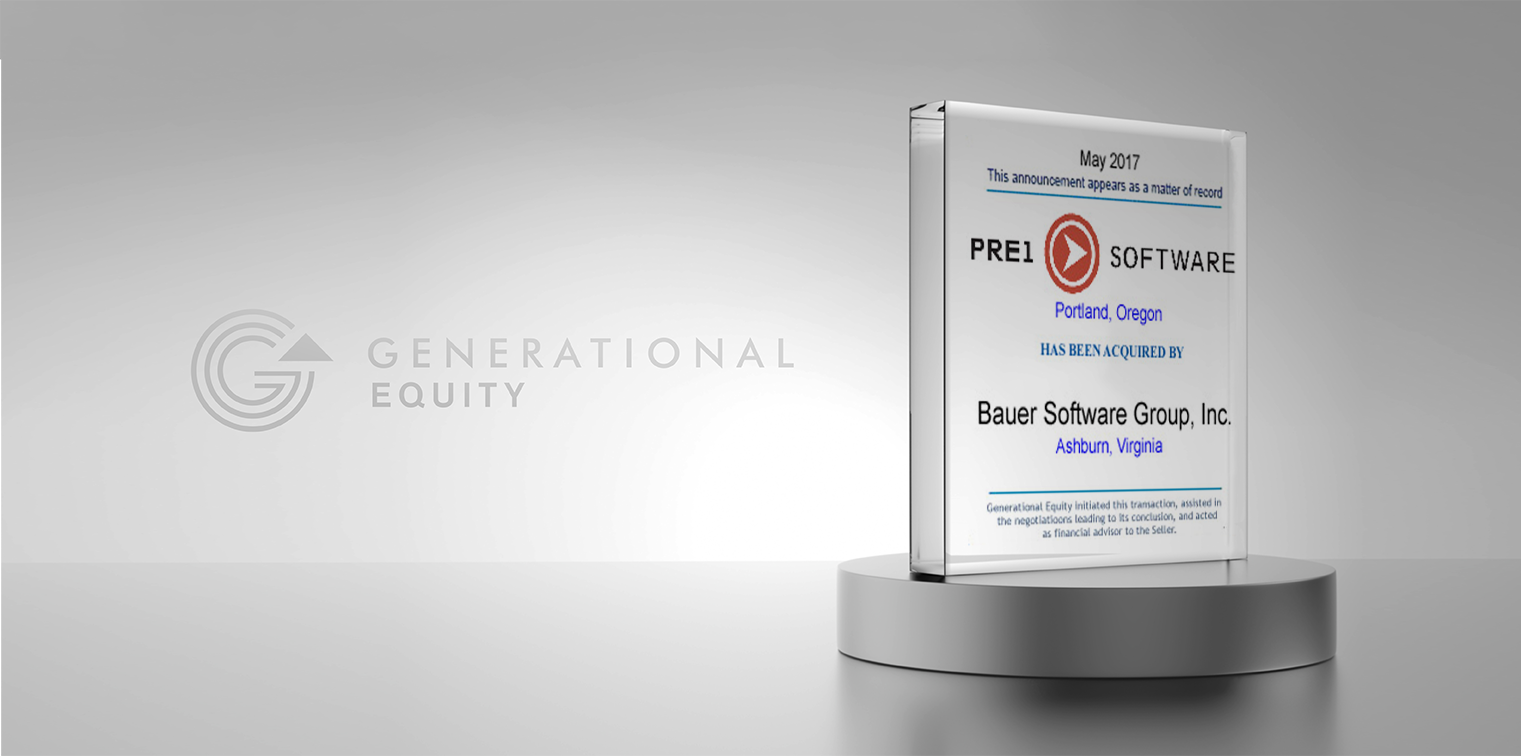 Pre1 Software Acquired By Bauer Software Group