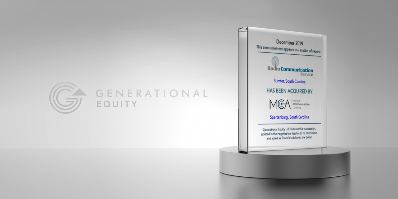Radio Communication Service Acquired By Mobile Communications America