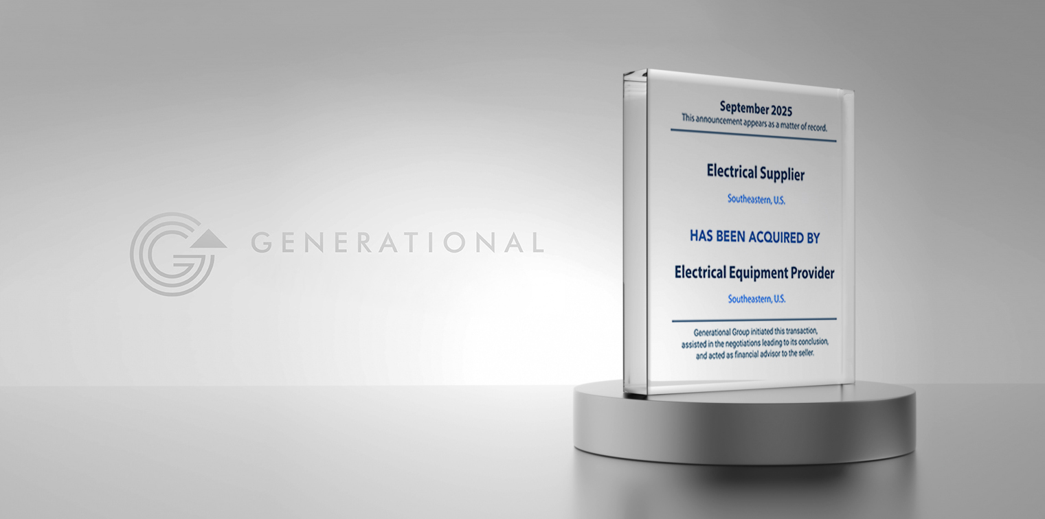 Electrical Supplier Acquired by an Electrical Equipment Provider