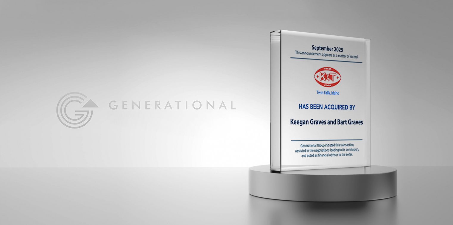 K & T Steel Corp. Acquired by Keegan and Bart Graves