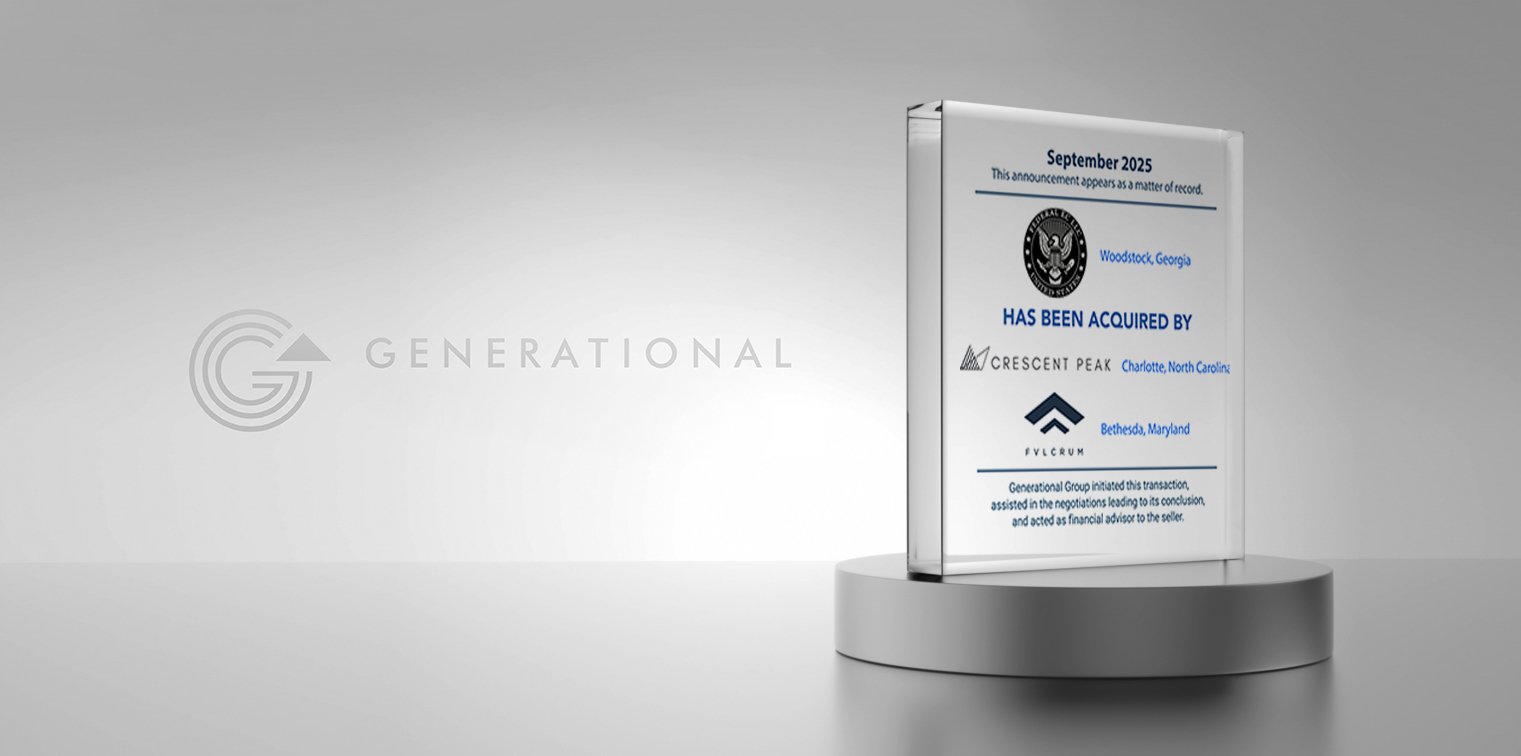 Federal EC LLC Acquired by Crescent Peak and FVLCRUM Funds