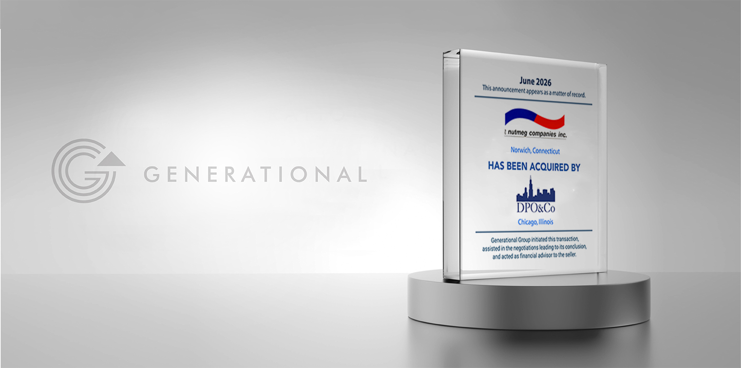 Generational Group Advises The Nutmeg Companies, Inc. in its Sale to a Private Investment Group
